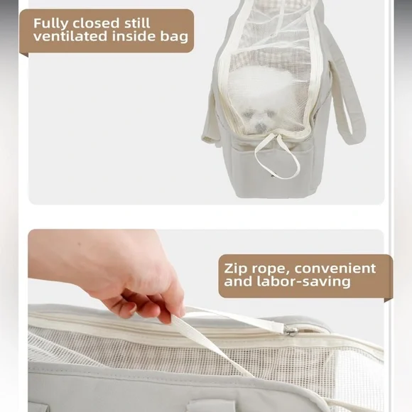 Onecute soft sided pet purse carrier for very small dogs/pets NEW with out tags - Picture 8 of 11